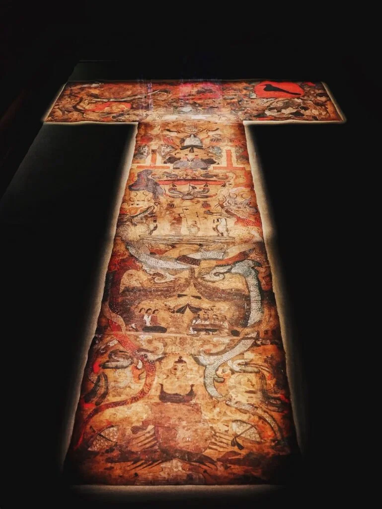 T-shaped silk painting from the Mawangdui Tomb of the Western Han Dynasty