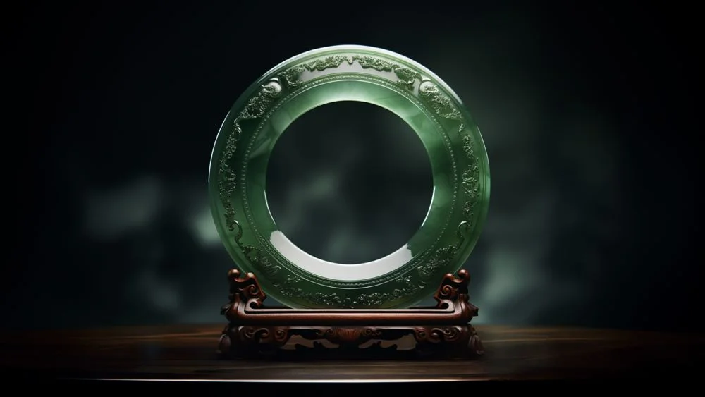 green hetian jade