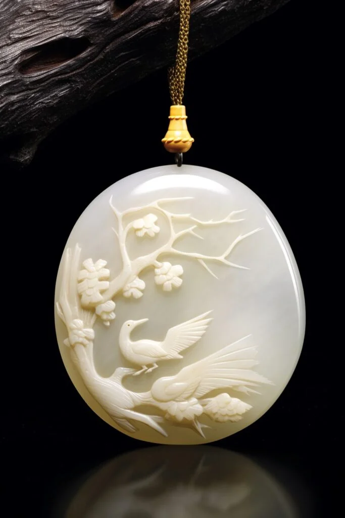 hetian jade necklace