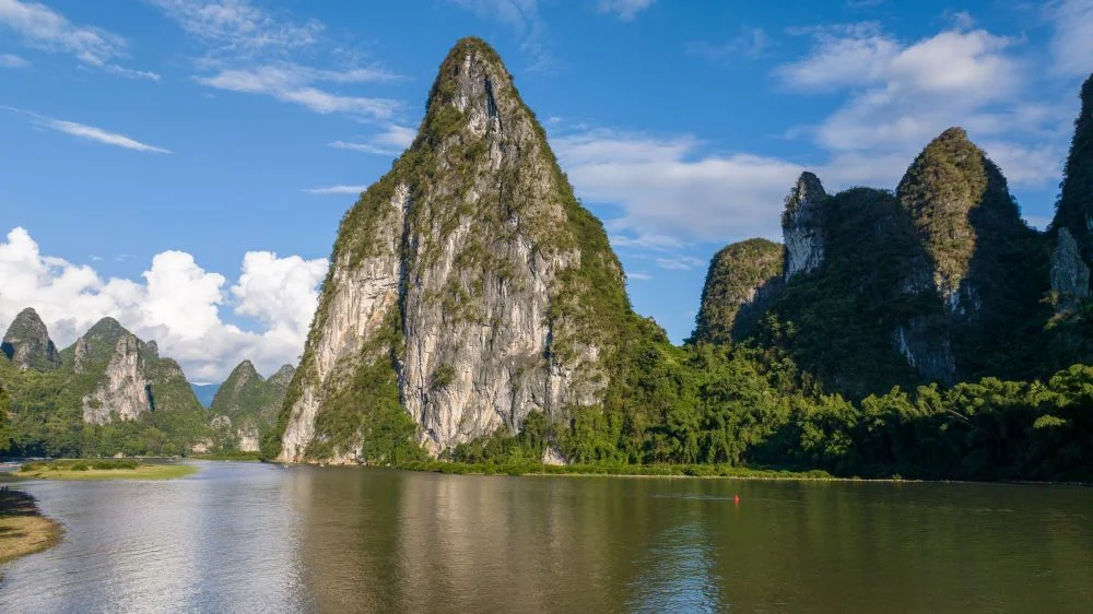Beautiful reflection at Yellow Cloth Shoal, Guilin